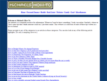Tablet Screenshot of makemoney.michaelshowto.com